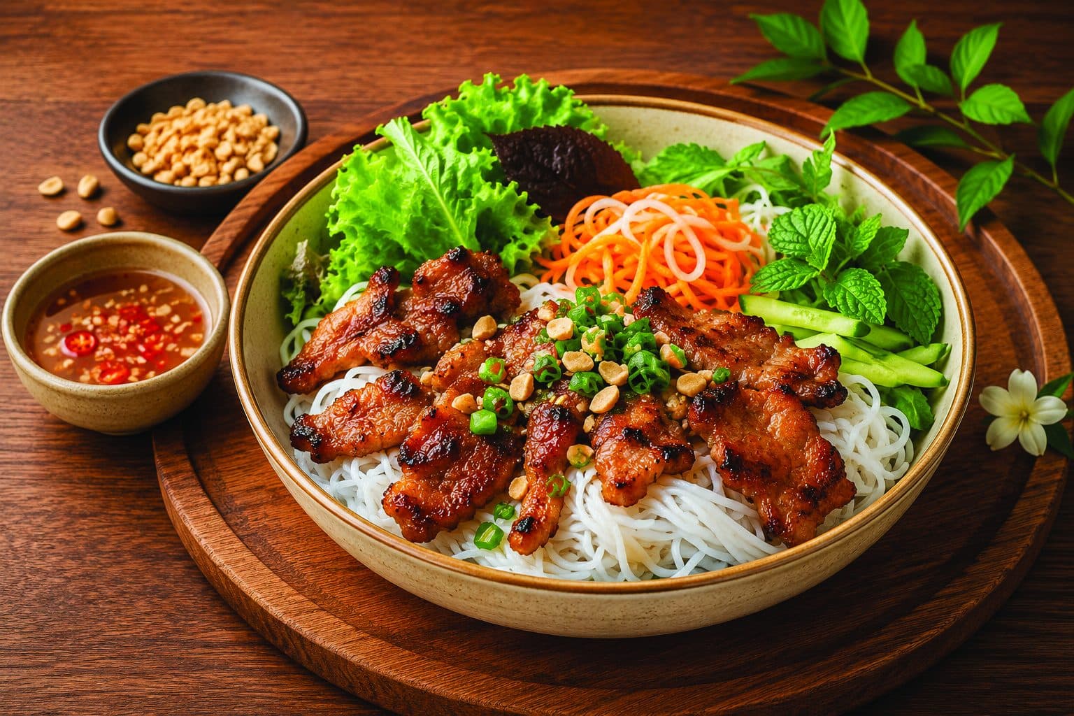 Bún mắm nêm thập cẩm